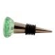 Mint Paneled Sides Glass Wine Stopper